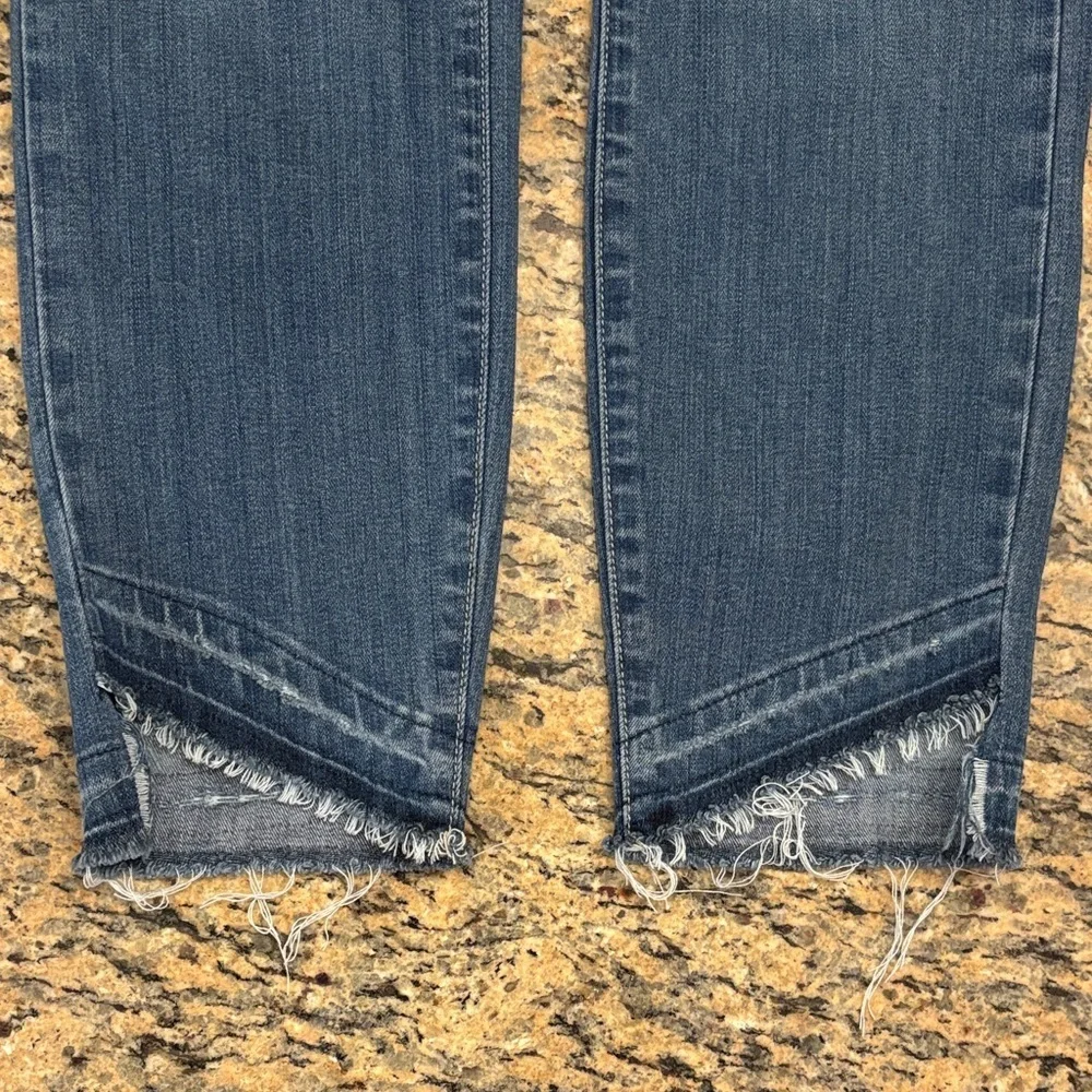 PAIGE Verdugo Crop Skinny Jeans Size 26 Raw H‘em Dark Wash Womens